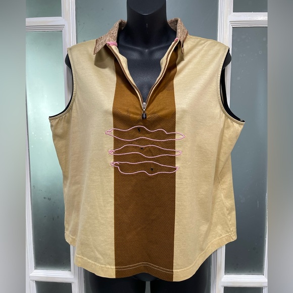 Jamie Sadock golf top, Sz L - Picture 2 of 3